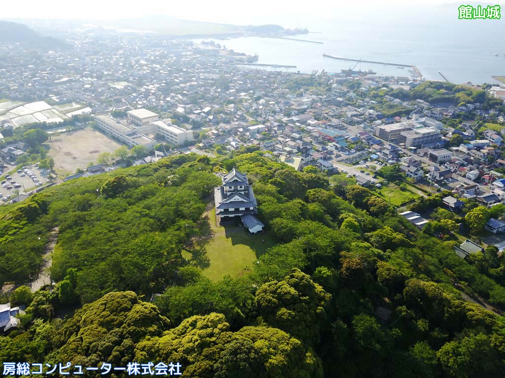 ドローンアイキャッチ 千葉県館山市 館山城